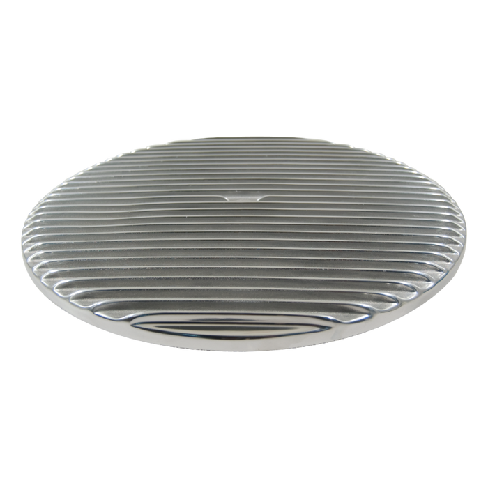 14" Round Air Cleaner Top Full Finned Polished