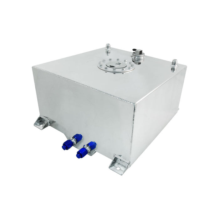 Cal Custom 40 Litre / 10 Gallon Fuel Cell Polished Aluminium With Sender & Billet Cap