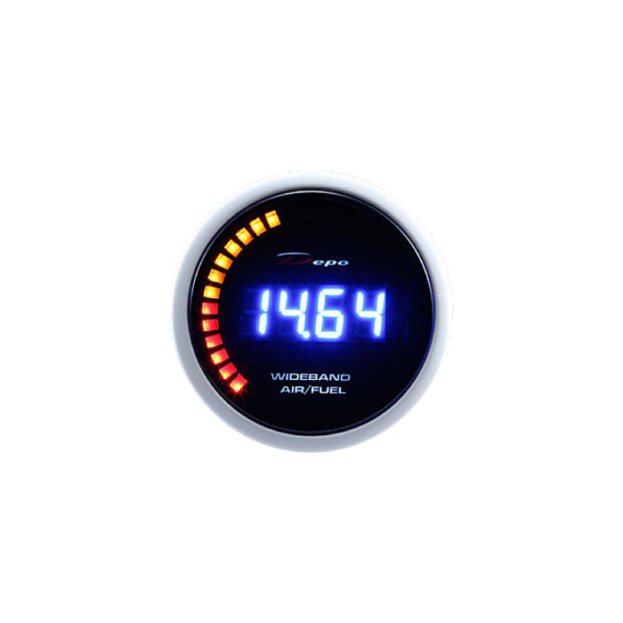 Depo Racing Wideband Air/Fuel Ratio Gauge 52mm With O2 Sensor