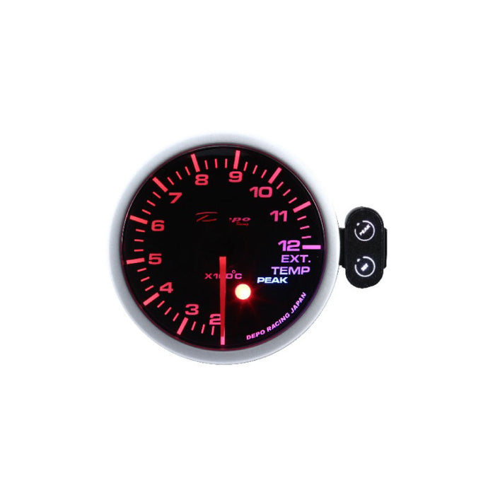 Depo Racing Peak Recall Exhaust Gas Temp Celsius Stepper Motor Gauge 52mm