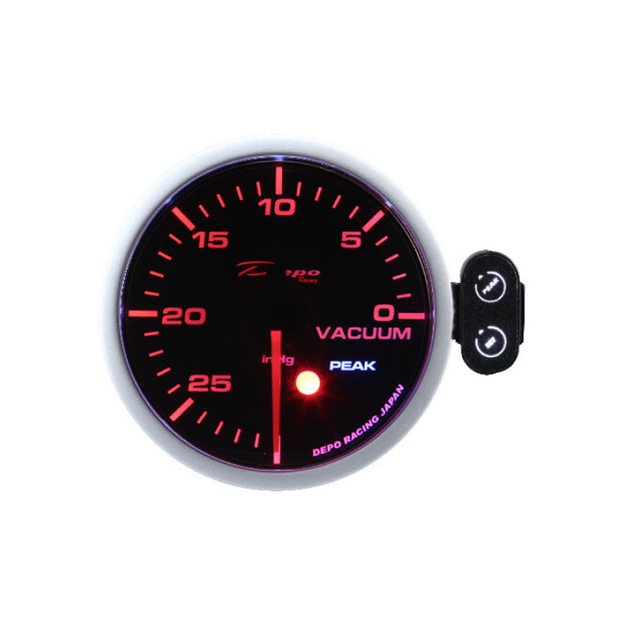 Depo Racing Peak Recall Vacuum Stepper Motor Gauge 60mm