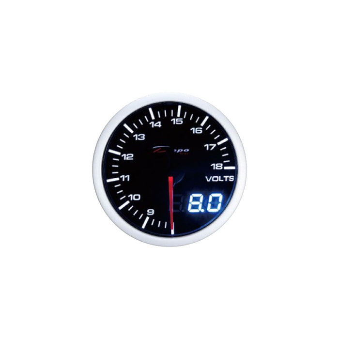 Depo Racing Dual View Voltmeter Stepper Motor Gauge 52mm