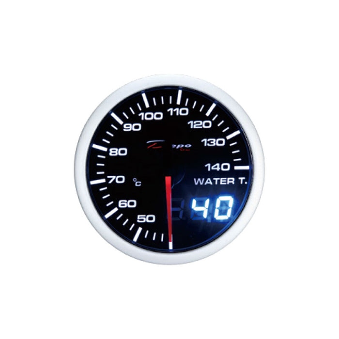 Depo Racing Dual View Water Temp Celsius Stepper Motor Gauge 60mm