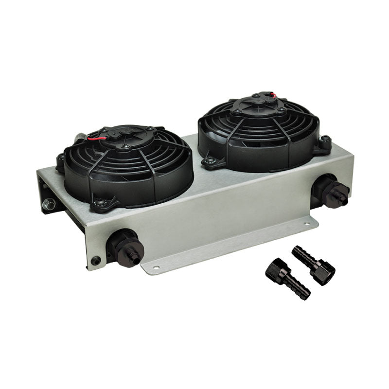Derale 19 Row Hyper-Cool Dual Cool Remote Cooler, -6AN 13740 ...