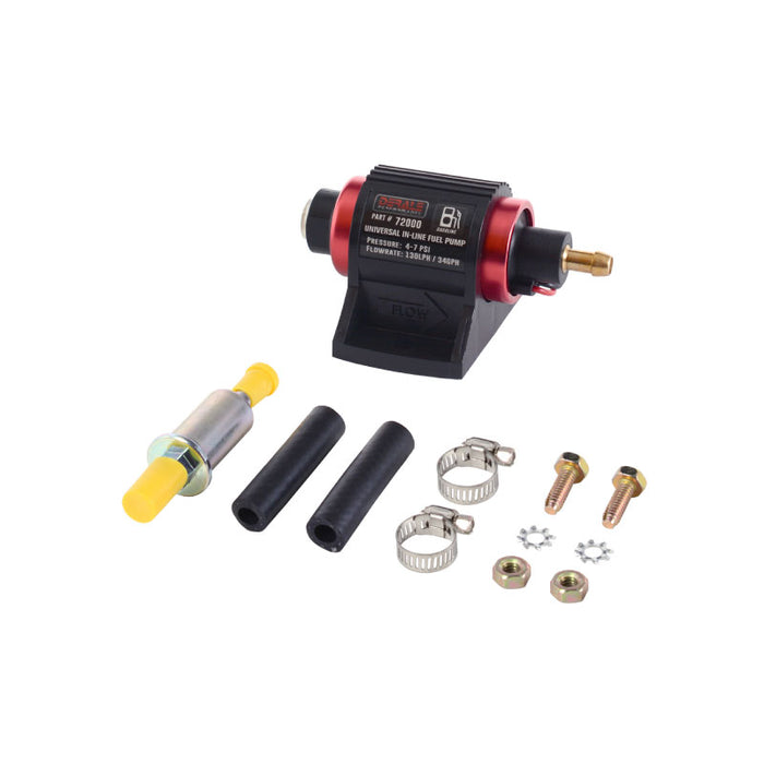 Derale Universal Inline Fuel Pump Kit - Gasoline - 4-7 PSI 72000