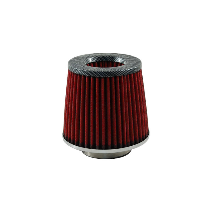 Simota 77mm Neck Pod Air Filter, Carbon Top Red Element