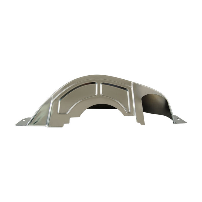 Chrome Steel Flexplate Flywheel Dust Cover, Chevy GM 700 R4