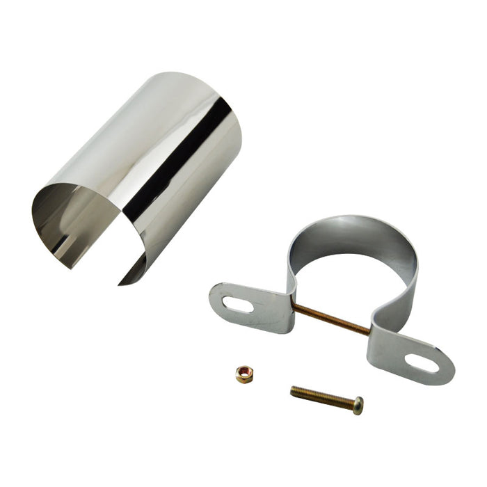 Chrome Ignition Coil Cover With Chrome Mounting Bracket