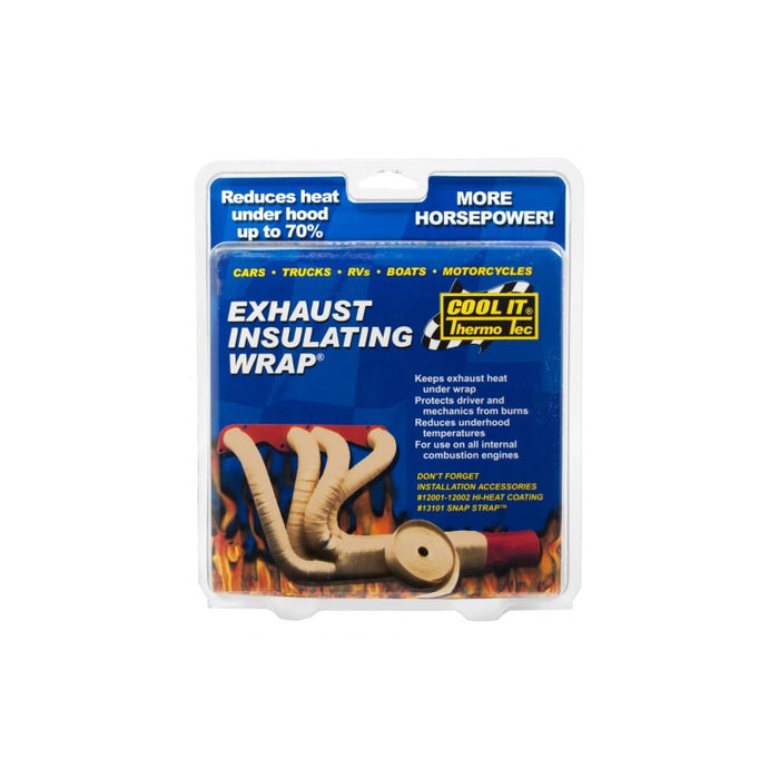 Thermo-Tec Original Exhaust Insulating Wrap 2 in. Wide 50 ft. Roll 11002