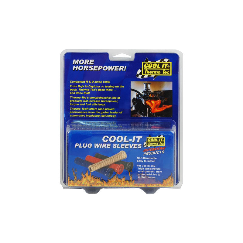 ThermoTec CoolIt Plug Wire Sleeves 4 Pack Black 14262 Australian Auto
