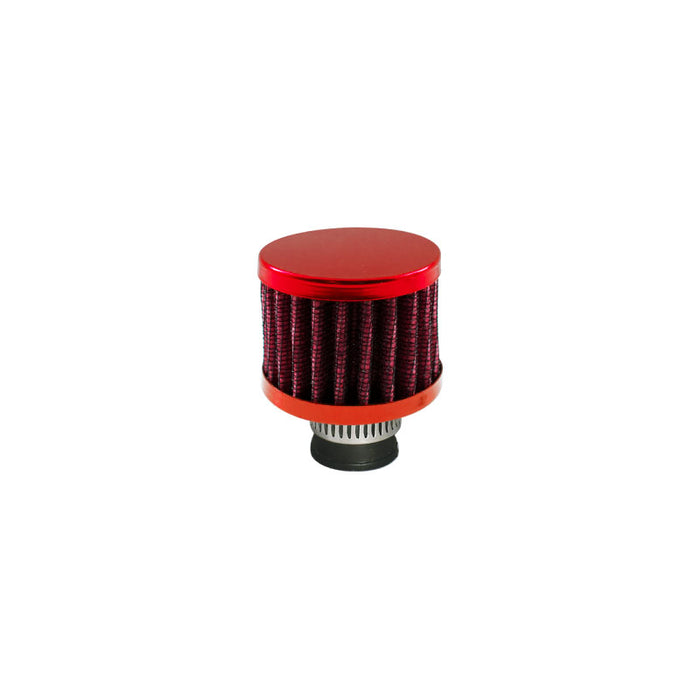 12mm Oil Catch Tank Crankcase Vent/Valve Air Breather - Red